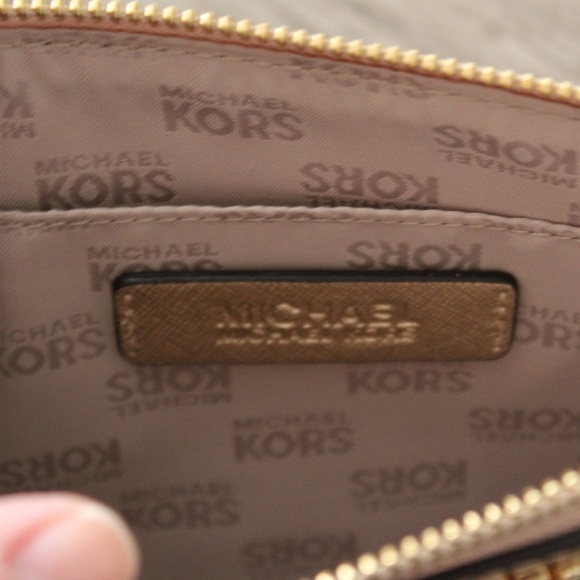 Michael Kors Sandrine Gold Wristlet - Picture 3 of 6
